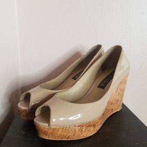 Beige Platforms by Steve Maden